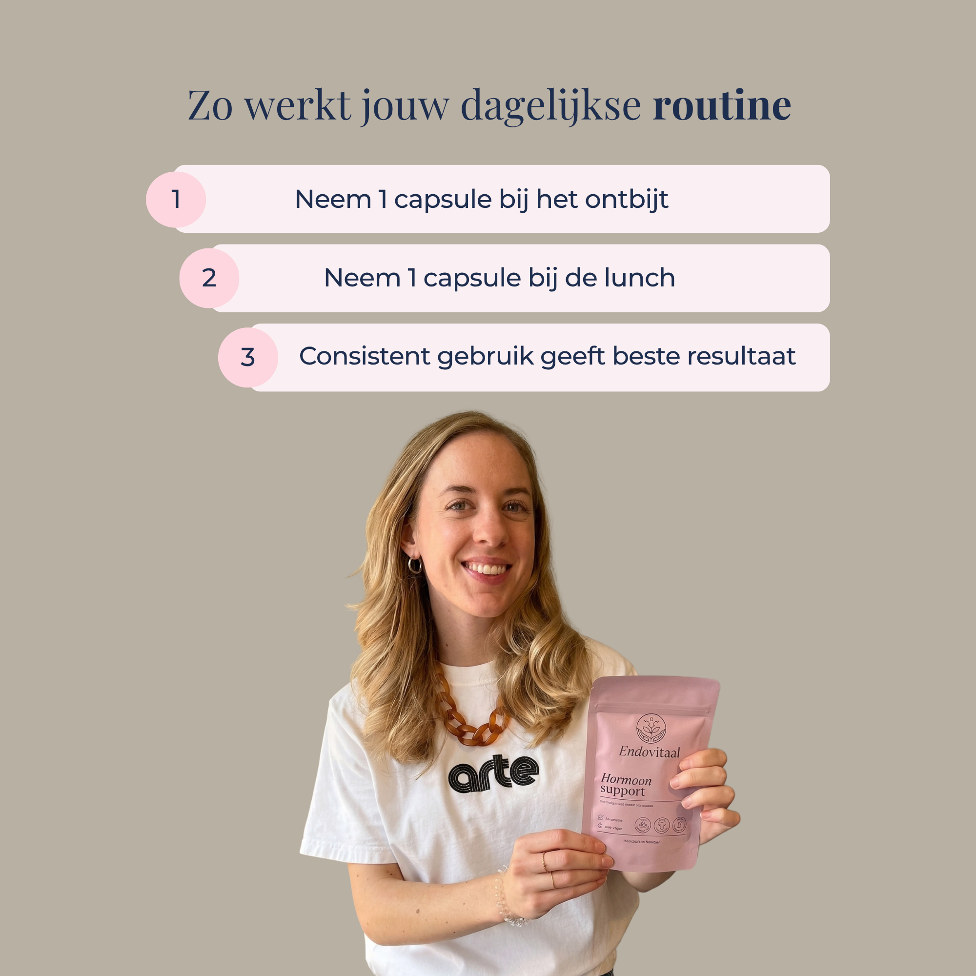 Endovitaal supplement - dagelijks gebruik bij cyclusklachten