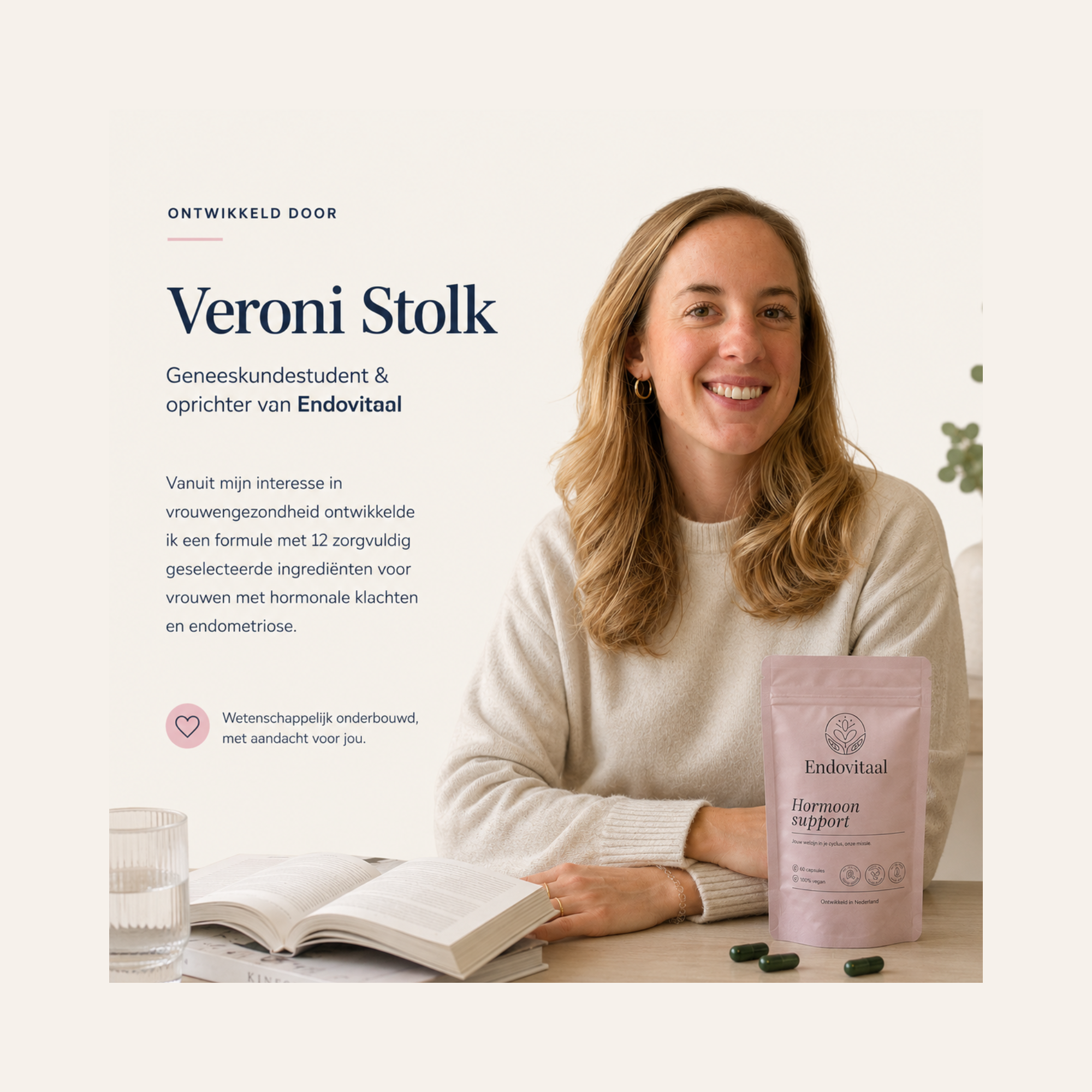 Supplement voor vrouwen met hormonale klachten